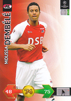 Moussa Dembele AZ Alkmaar 2009/10 Panini Super Strikes CL #26